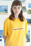 TARGETTO(ターゲット) OVERLAP T SHIRT_YELLOW