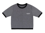 TARGETTO(ターゲット) MINI STRIPE KNIT_BLACK&WHITE