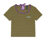 TARGETTO(ターゲット) RIBBON STRIPE T SHIRT_KHAKI