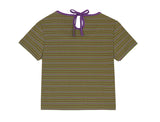 TARGETTO(ターゲット) RIBBON STRIPE T SHIRT_KHAKI