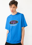 TARGETTO(ターゲット) TRGT LOGO T-SHIRT_MIDDLE BLUE