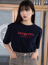 TARGETTO(ターゲット)  NEO LOGO TEE SHIRT_NAVY