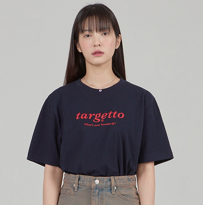 TARGETTO(ターゲット)  NEO LOGO TEE SHIRT_NAVY