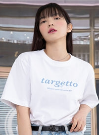 TARGETTO(ターゲット)  NEO LOGO TEE SHIRT_WHITE