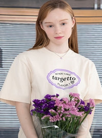 TARGETTO(ターゲット)  FRAME TEE SHIRT_CREAM