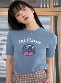 TARGETTO(ターゲット)  PUDDING KNITWEAR_LIGHT BLUE