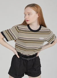 TARGETTO(ターゲット) STRIPE RINGER TEE SHIRT_MIX
