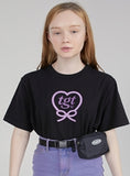 TARGETTO(ターゲット) HEART RIBBON TEE SHIRT_BLACK