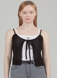 TARGETTO(ターゲット)  KNITTED BUSTIER_BLACK