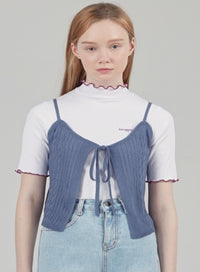 TARGETTO(ターゲット)  KNITTED BUSTIER_DARK BLUE