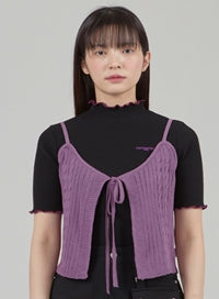 TARGETTO(ターゲット)  KNITTED BUSTIER_PURPLE