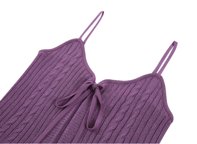 TARGETTO(ターゲット)  KNITTED BUSTIER_PURPLE
