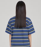 TARGETTO(ターゲット) PUDDING STRIPE TEE SHIRT_NAVY