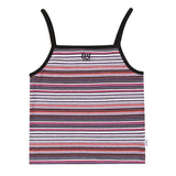 TARGETTO(ターゲット)  STRIPED SLEEVELESS TOP_PURPLE