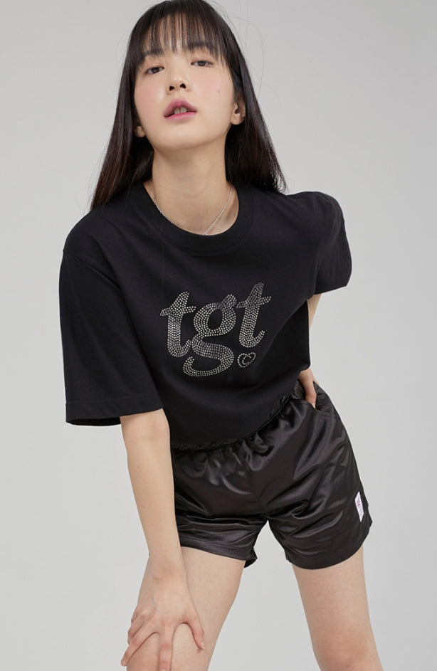 TARGETTO(ターゲット)  TGT HOTFIX LOGO TEE SHIRT_BLACK