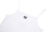 TARGETTO(ターゲット)  RIBBED SLEEVELESS TOP_WHITE