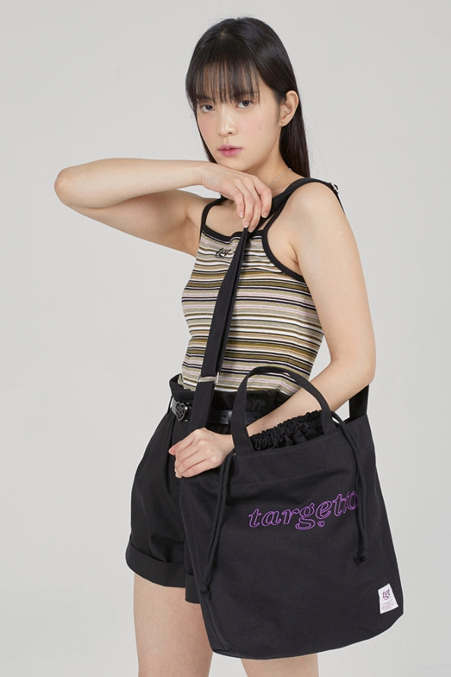 TARGETTO(ターゲット) LINE LOGO CROSS BAG_BLACK