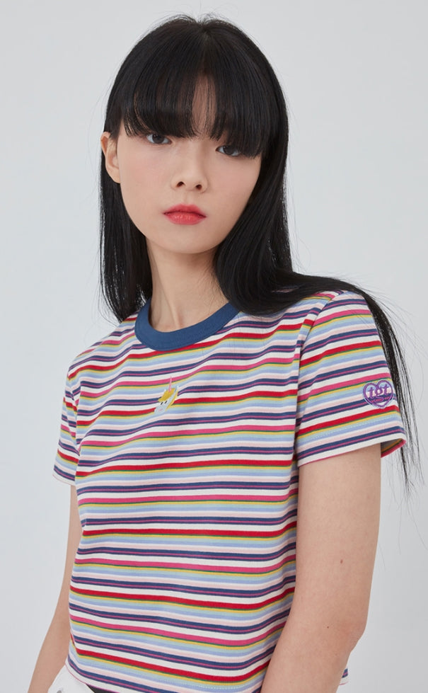 TARGETTO(ターゲット) [PPG I TGT]DONNY STRIPE TEE_NAVY