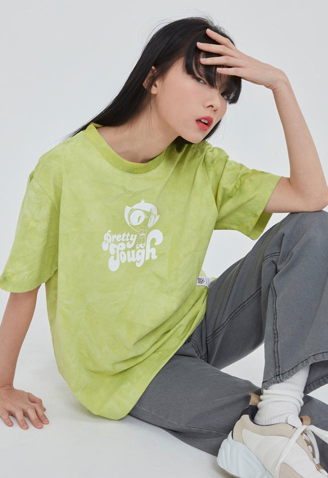 TARGETTO(ターゲット) [PPG I TGT]TIE DYE TEE_YELLOW GREEN