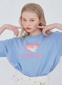 TARGETTO(ターゲット) PPG I TGT]HEART DONNY TEE_LIGHT BLUE