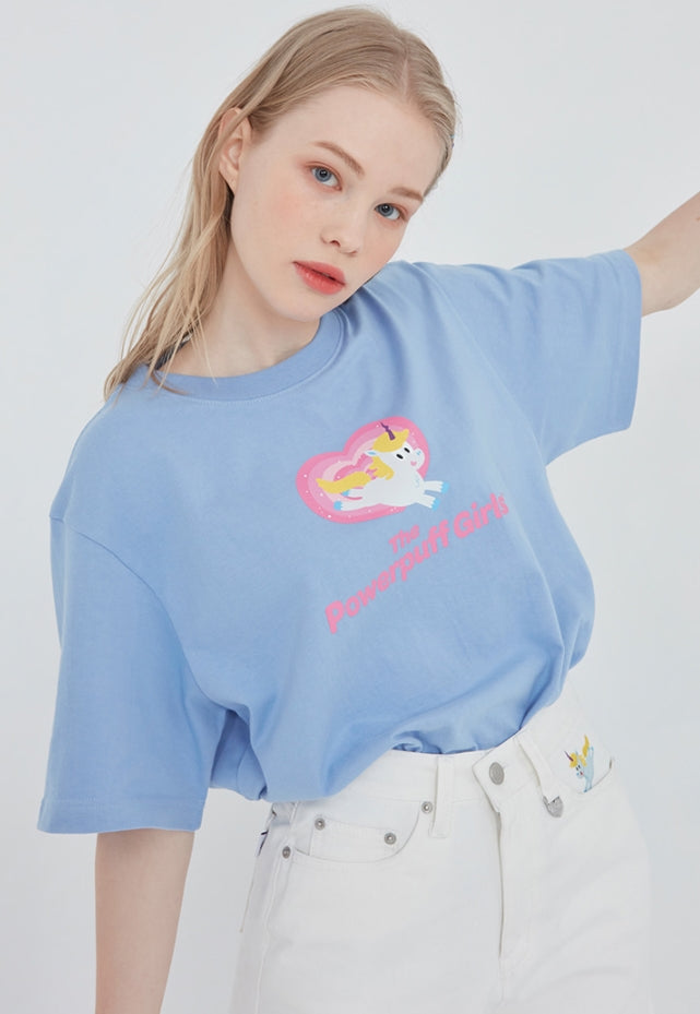 TARGETTO(ターゲット) PPG I TGT]HEART DONNY TEE_LIGHT BLUE