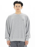 マスノウン(MASSNOUN)  SAFETY IGNORANCE OVERSIZED CREWNECK MFZCR001-GY