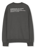 マスノウン(MASSNOUN) SAFETY IGNORANCE OVERSIZED CREWNECK MFZCR001-DG