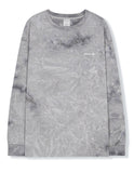 マスノウン(MASSNOUN)   TIE-DYE OVERSIZED LONG SLEEVES MFZLS002-GY