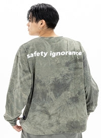 マスノウン(MASSNOUN)    TIE-DYE OVERSIZED LONG SLEEVES MFZLS002-KK