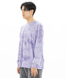 マスノウン(MASSNOUN)    TIE-DYE OVERSIZED LONG SLEEVES MFZLS002-PP