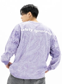 マスノウン(MASSNOUN)    TIE-DYE OVERSIZED LONG SLEEVES MFZLS002-PP
