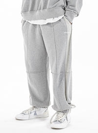 マスノウン(MASSNOUN)    REVERSE TRAINING PANTS MFZTP003-GY