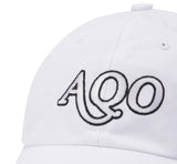 AQO_studiospace(アコスタジオスペース)  AQO LOGO BALLCAP WHITE