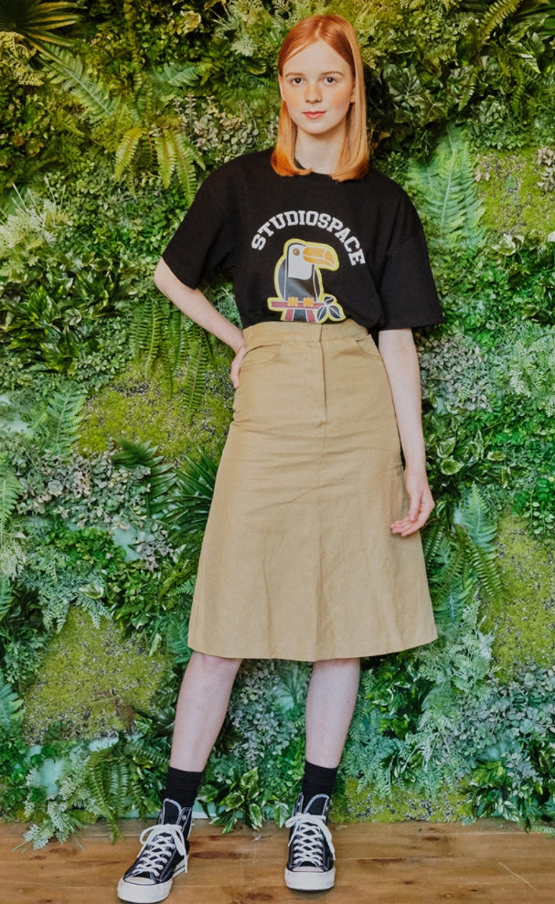 AQO_studiospace(アコスタジオスペース)  AQO PARROT T SHIRT BLACK