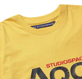 AQO_studiospace(アコスタジオスペース)  AQO SIGNATURE T SHIRT YELLOW