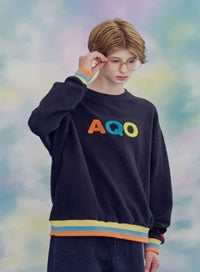 AQO_studiospace(アコスタジオスペース) AQO LUCKY SWEATSHIRTS BLACK