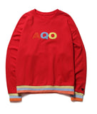 AQO_studiospace(アコスタジオスペース) AQO LUCKY SWEATSHIRTS RED