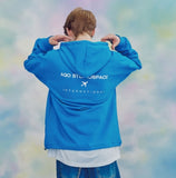 AQO_studiospace(アコスタジオスペース)  AQO FLIGHT HOODIE BLUE