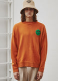 AQO_studiospace(アコスタジオスペース) AQOXTETRIS STANDARD FACE KNIT ORANGE