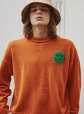 AQO_studiospace(アコスタジオスペース) AQOXTETRIS STANDARD FACE KNIT ORANGE