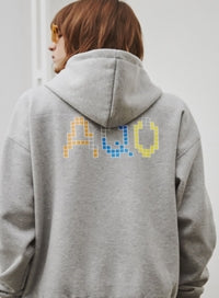 AQO_studiospace(アコスタジオスペース) AQOXTETRIS BOXLOGO HOODIE GREY