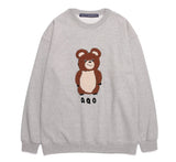 AQO_studiospace(アコスタジオスペース) AQO ERIC BEAR SWEATSHIRTS GREY