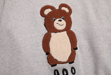 AQO_studiospace(アコスタジオスペース) AQO ERIC BEAR SWEATSHIRTS GREY