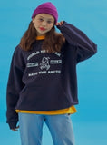 AQO_studiospace(アコスタジオスペース) AQO ARC GRAPHIC SWEATSHIRTS NAVY