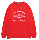 AQO_studiospace(アコスタジオスペース) AQO ARC GRAPHIC SWEATSHIRTS RED