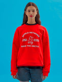 AQO_studiospace(アコスタジオスペース) AQO ARC GRAPHIC SWEATSHIRTS RED