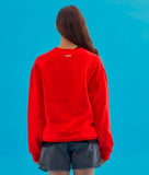 AQO_studiospace(アコスタジオスペース) AQO ARC GRAPHIC SWEATSHIRTS RED