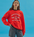 AQO_studiospace(アコスタジオスペース) AQO ARC GRAPHIC SWEATSHIRTS RED