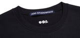 AQO_studiospace(アコスタジオスペース) AQO FLOWER SWEATSHIRTS NAVY