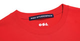 AQO_studiospace(アコスタジオスペース)  AQO SWEATSHIRTS WITH LOGO RED